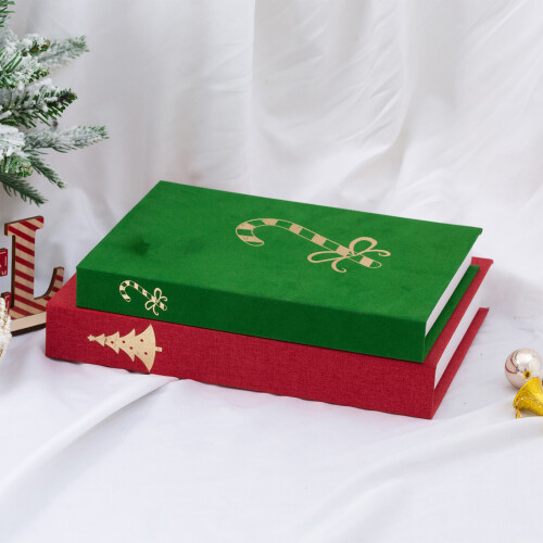 Magnetische kerstcadeaudoos, decoratieve boekendoos, 1