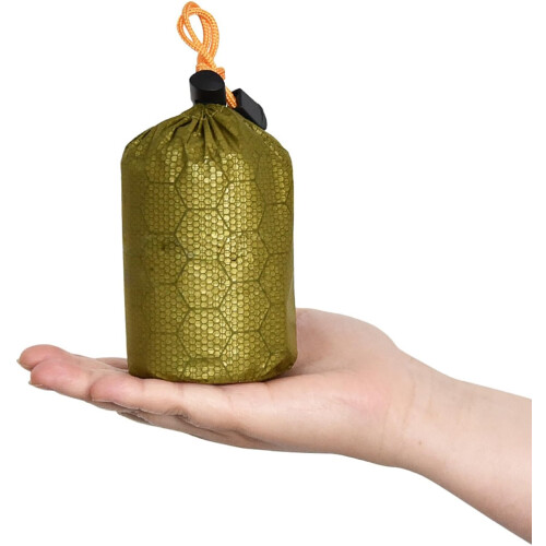 Sleeping Bag Storage Sacks Aluminum Film Tool Sacks Container Drawstring Organizers With Tail Clip Ozaki Outer Bag 2