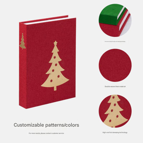 Magnetische kerstcadeaudoos, decoratieve boekendoos, 2