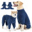 Pyjama confortable pour chien, couverture complète,-Bleu XXXL 6