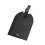 Sturdy PU Travel Luggage Labels Featuring Concealed-Black 1