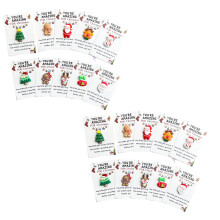 Weihnachts-Umarmungs-Taschenfiguren,-20 Stück