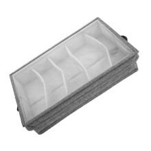 Multipurpose Cutlery Storage Box Customizable-Light Grey
