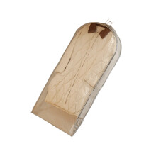 Travel Friendly Compression Dust Cover Transparent-Gray M