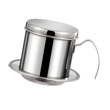 Schnelle Montage Edelstahl-Kaffeefilterbecher für-Silber