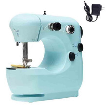 Sew Effortlessly Anywhere: Portable Sewing Machine With Extension Table, Adjustable Speed, And Battery Power For Your Crafting Adventures