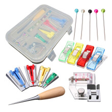Efficient Straight Pins Glass Ball Head, Compatible With Low Shank Sewing Machines, Includes Four Tape Makers And A Pearl Needle For Securing Fabrics,