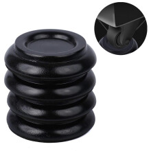 Furniture Caster Cups, Solid Wood, Non-Slip Felt Pads, Elegant Design For Furniture Legs, Strong Support, Moisture Resistance, Protect Floors From Scr