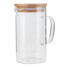 Tasse à mesurer compatible avec le four à micro-ondes, en verre borosilicate haute résistance avec poignée isolée pour plus de sécurité et de