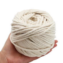 Artisan's Delight, Eco-Friendly Macrame String, 4 Strands Twisted For Maximum Flexibility, Multi-Purpose Macrame Rope, Perfect For Crafting Unique Hom