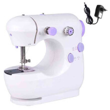 Sew Effortlessly Anywhere: Portable Sewing Machine With Extension Table, Adjustable Speed, And Battery Power For Your Crafting Adventures