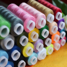 Polyester Sewing Thread Set, 30 Spools 250 Yards Each, Surface Wear-Resistant & Colorfast, Perfect for Hand & Machine Sewing, Crafting, Quilti