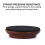 Non-Slip Felt Mats Shock-Proof Floor Protectors, Solid Wood Castor Cups 6