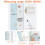 Growth Chart With Dinosaur Pattern, Personalized Wall Decor For Endearing Moments 8