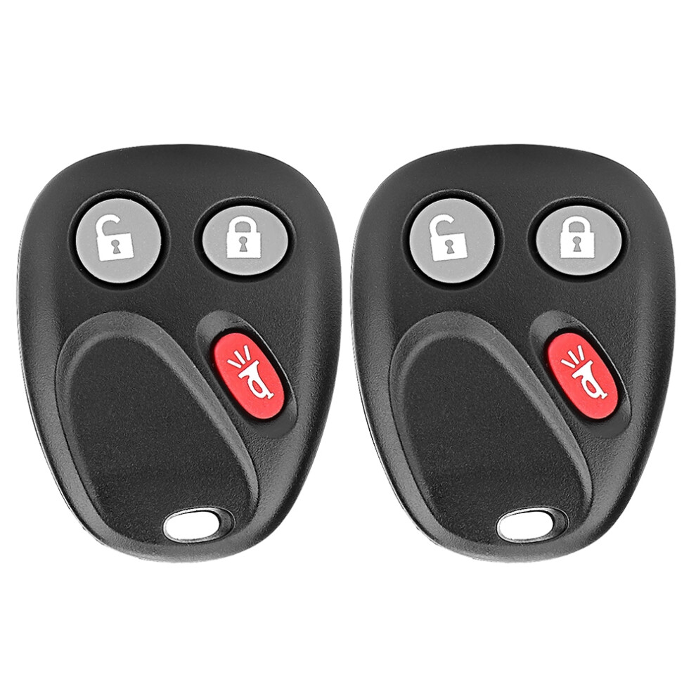 Lock And Unlock Key Fob Replacement For 2003-2007 Chevy Tahoe Suburban Silverado Gmc Yukon Sierra Cadillac Escalade, Panic Button Keyless Remote 9190834490373