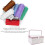 Large Capacity Fabric Sewing Basket  Secure Button Closure  Removable Tray  Portable Handle, Purple 4