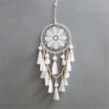 Handmade Macrame Dream Catchers, Ensuring Positive Dreams With Colorful Feather Decor, Unique Design For Bedroom And Wedding Decor, Lightweight And Ea