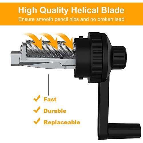 Artists' Ally, Adjustable Pencil Nibs Manual Sharpener For Perfect Points, Every Time 1