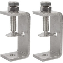 Grampo tipo C de aço inoxidável de alta qualidade, grampo tipo C resistente com aberturas de mandíbula largas para soluções de fixação