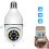 1080P HD Wireless Home Security Camera, Easy Installation Light Bulb Camera with Two-way Audio 2