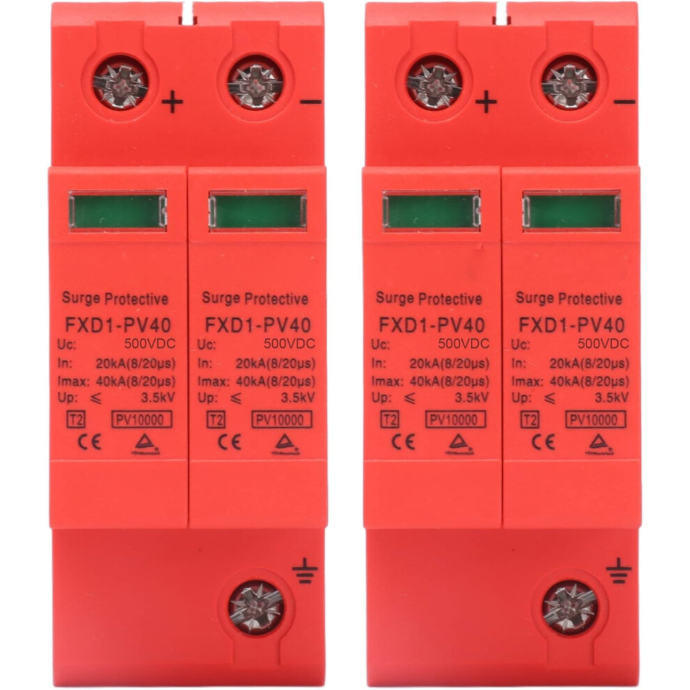 Surge Protective Devices, Cc 2P Photovoltaic Arrester With Stable Structure, For On-Rail Installation In Photovoltaic Applications, Ensuring 9448196486887