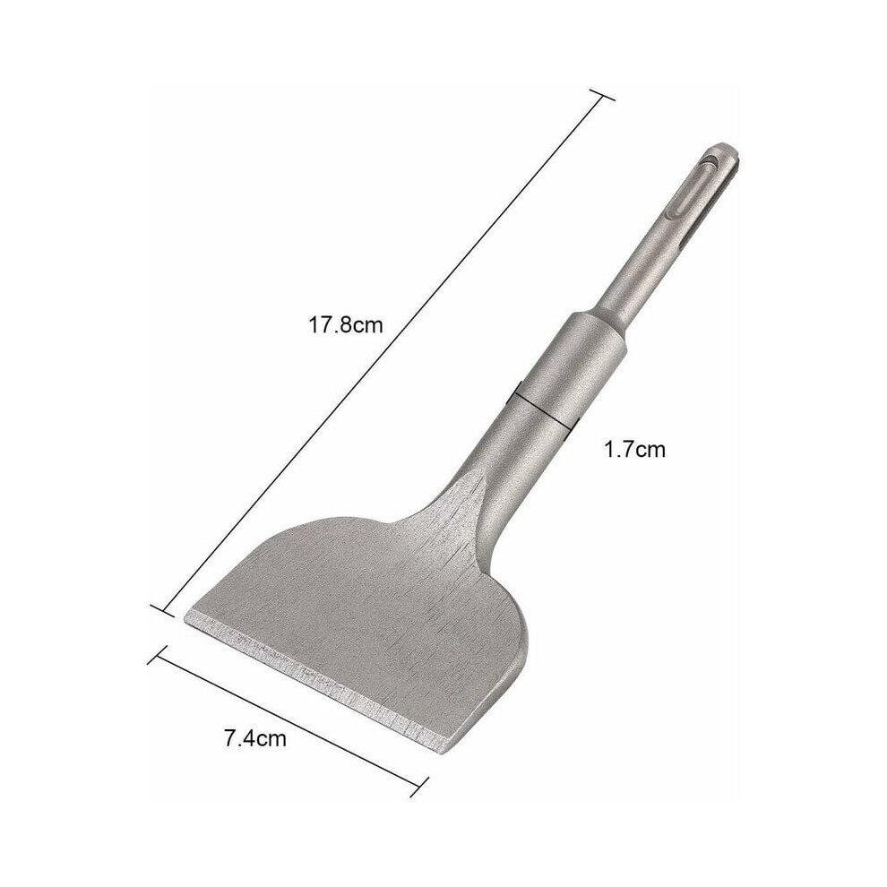 Innovative Tile Scraping Chisel, Enhanced 180Mm X 75Mm Sds Plus Shank Chisel For Efficient Rust And Weld Spatter Removal 9128293326902
