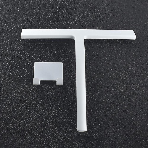 Effortless Cleaning Silicone Squeegee, Shower Squeegee for Windows, Bathroom, Car Windshield, Rust Resistant, Ergonomic Handle, Flexible Blade, 2