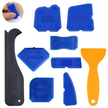 Siliconenkitgereedschap voor praktische doe-het-zelf kitprojecten, gemakkelijk schoon te maken dankzij het ontwerp met meerdere randen.