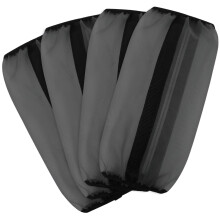 Horse leg protectors, adjustable nylon boots for protection against mosquitoes and dirt, 32 x 34 cm, 4 pieces.