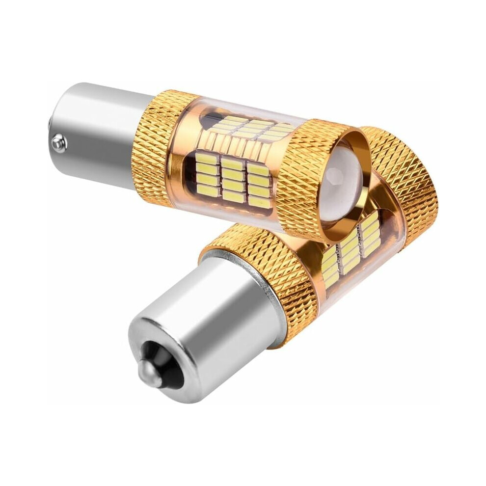 Aluminum Shell Led Bulbs With Built-In Resistor, Non-Polarity 54-Smd 4014 Chipsets For High Lumen Performance, Constant Current Ic Ensures Canbus 9340959764730