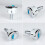 Toilet Flush Button Oval Shape Double Push Button Cistern Flush Replacement Compatible with Standard Toilets 2