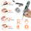 Mini Cordless Rotary Tool, 5-Speed Grinder Kit with Advanced Variable Speed Control and Ergonomic Design for Precision Crafting, Compact Electric 6