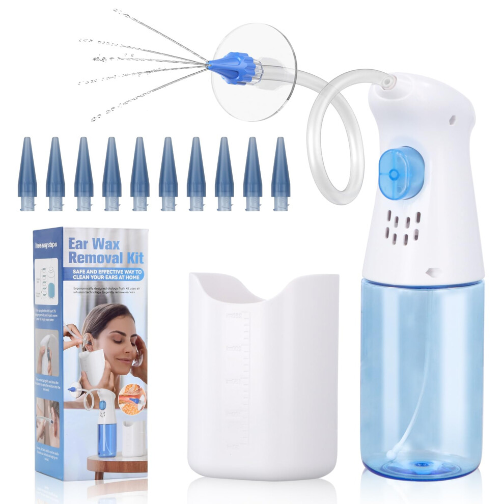 Ear Cleaner, Ear Wax Remover, Safe Effective Ear Cleaner with 10 Tips
