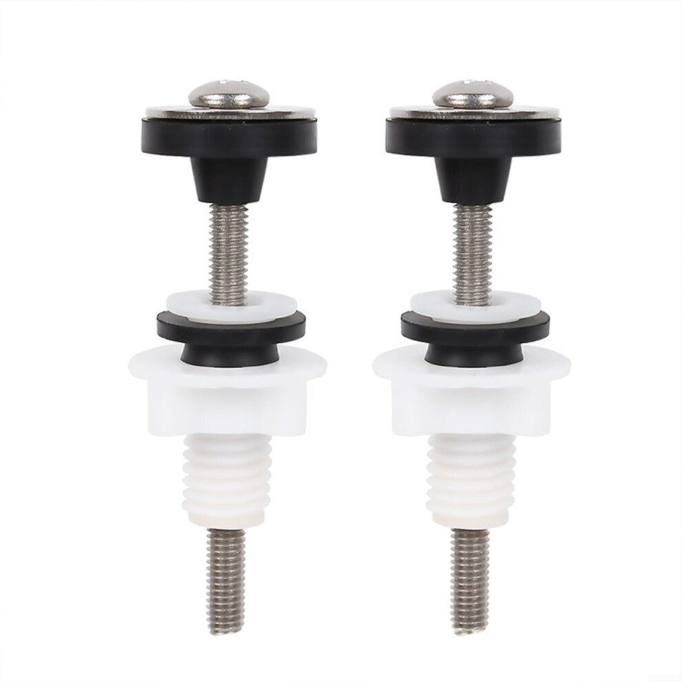Stainless Steel Toilet Cistern To Pan Fixing Kit Close Coupling Bolts Wc Sealing Set Rubber Gaskets M6 Diameter 9426802274325