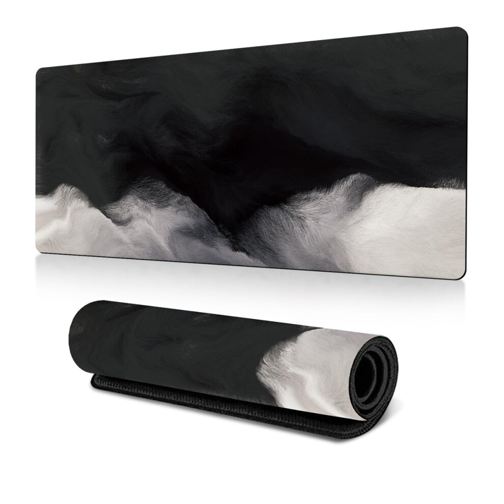 Gaming Mouse Mat, Minimalist Desk Mat, Large Nonslip Stitched Edges (30X60cm) 9365049799911