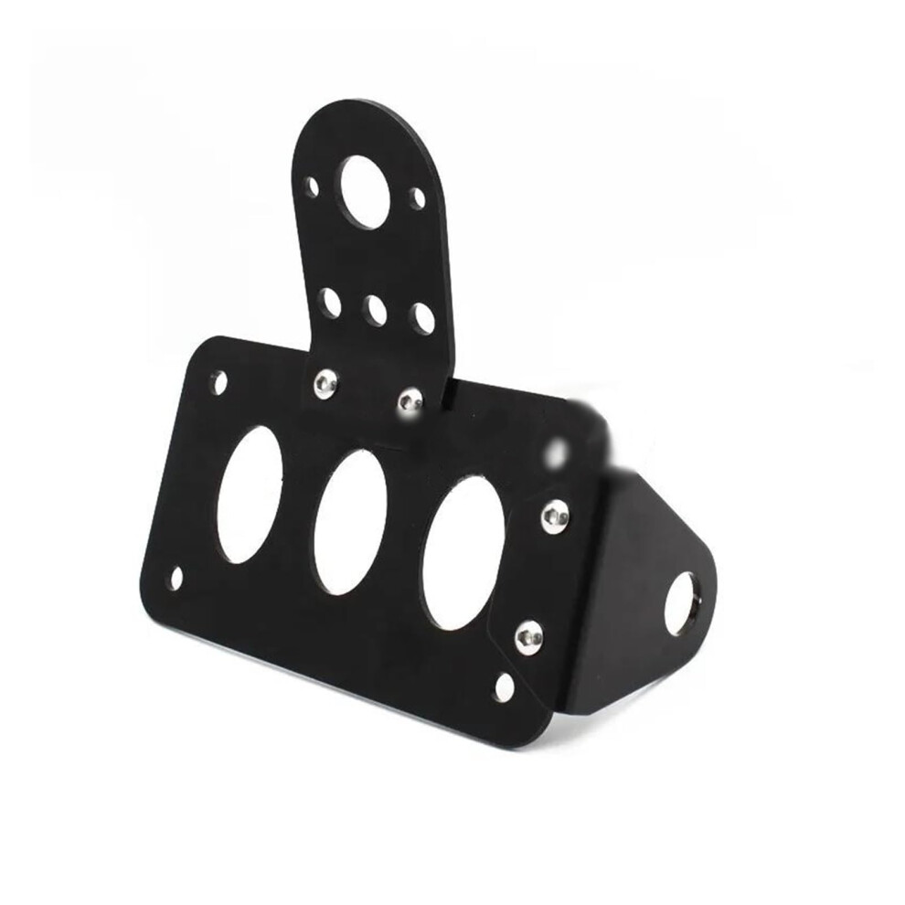 License Plate Holder Motorcycle Side Mount Tail With License Plate Bracket For Sportsters Bobber Chopper Gold/Light 9365049843072