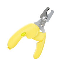 Cat Claw Scissors, Nail Care Set with Trimmer and File for Cats and Puppies Ergonomic Grooming Tool, Yellow