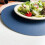 PU Leather Placemat Set with Coasters For Dining-green rice 7