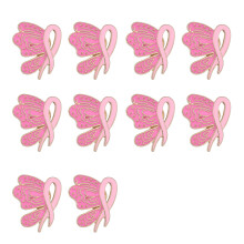 Broche de ruban en alliage rose, broches papillon, Ă©pingles Ă