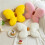 Decorative Butterfly Pillow Soft Plushes Cushion for- Yellow 7