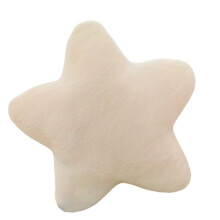 Kids Safe Star Pillow Easy Cleaning Plushes Cushion for-White