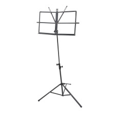 Music Stand Tripod For Sheet Music Books Tablets Portable Black Instrument Score Holder For Rehearsals And Performances