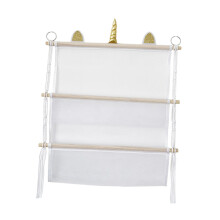 Stuffed Animal Net Toy Organizer TwoLayer WallHanging Mesh Storage Net Bag For Books Ornaments Children's Room
