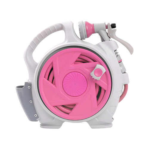 Efficiency Garden Hose Twist Automatic Coiling- Pink