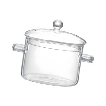 Marmite à soupe transparente pratique, corps transparent-1900ml