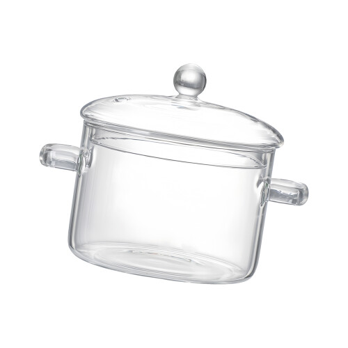 Marmite à soupe transparente pratique, corps transparent-1900ml