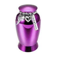 Boîte de crémation d'urne commémorative d'animal de-Violet