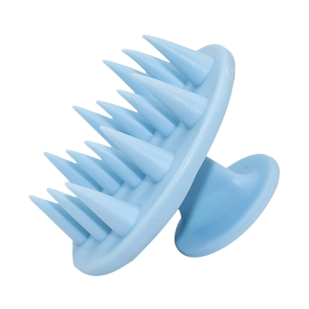 Blue Scalp Massage Brush, Hair Washing Shampoo Brush For Exfoliating Head Massage (Blue)