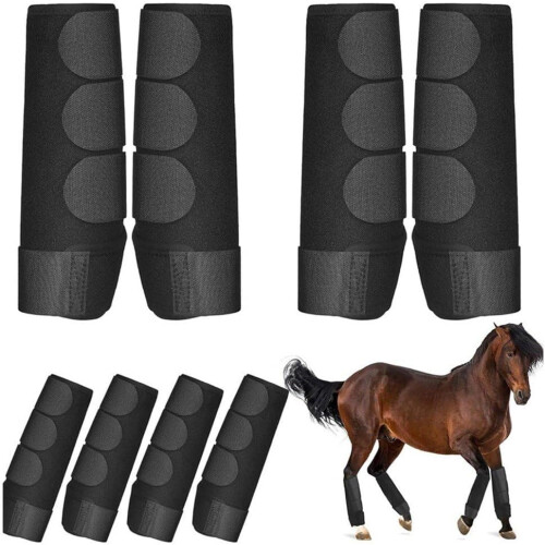 Horse leg wraps set, 4piece, protection for jumping training 2
