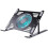 Aluminum Laptop Cooling Stand Cooling Pad Foldable Adjustable Height USBPowered Notebook Risers Holder Black 5